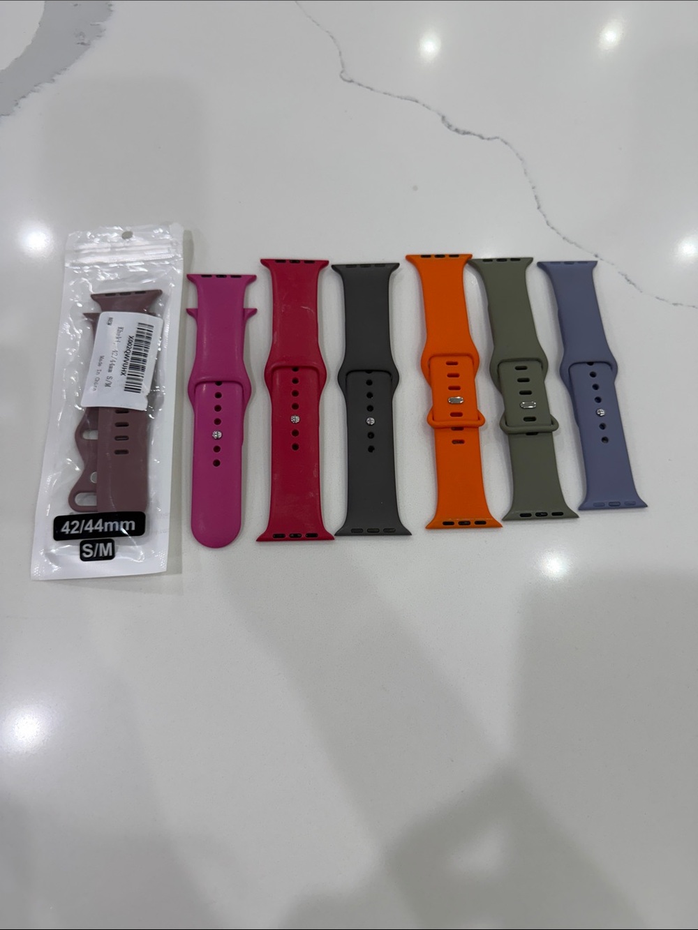 Silicone Replacement Watch Bands - Assorted Colors (42/44mm)